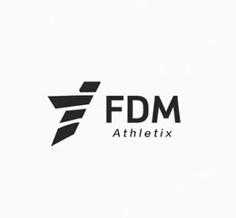 F FDM ATHLETIX logo