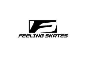 F FEELING SKATES logo