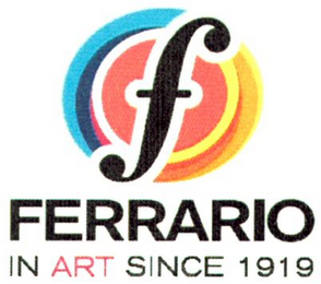 F FERRARIO IN ART SINCE 1919 logo