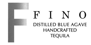 F FINO DISTILLED BLUE AGAVE HANDCRAFTED TEQUILA logo
