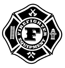 F FIREFIGHTER EQUIPMENT logo