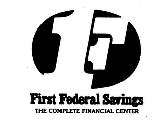 "F" FIRST FEDERAL SAVINGS - THE COMPLETE FINANCIAL CENTER logo