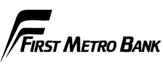 F FIRST METRO BANK logo