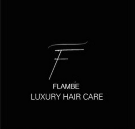 F FLAMBE LUXURY HAIR CARE logo