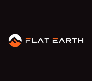 F FLAT EARTH logo