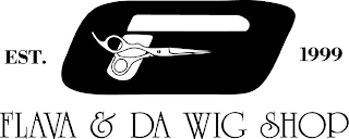 F FLAVA & DA WIG SHOP EST. 1999 logo