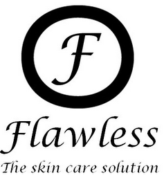 F FLAWLESS THE SKIN CARE SOLUTION logo