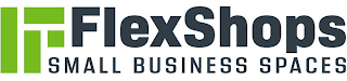 F FLEXSHOPS SMALL BUSINESS SPACES logo