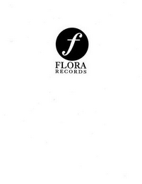 F FLORA RECORDS logo