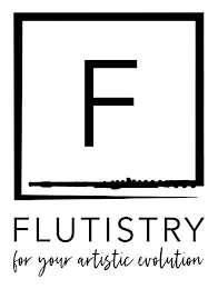 F FLUTISTRY FOR YOUR ARTISTIC EVOLUTION logo