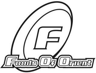 F FOODS OF ORIENT logo