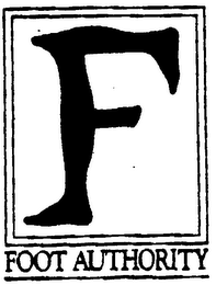 F FOOT AUTHORITY logo