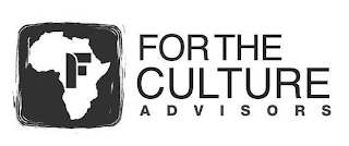 F FOR THE CULTURE ADVISORS logo