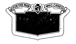 F FOR THE MAN WHO CARES logo