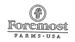 F FOREMOST FARMS USA logo