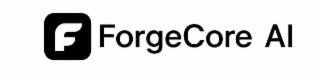 "F" "FORGECORE AI" logo