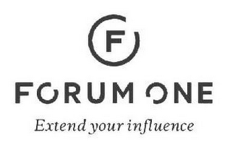 F FORUM ONE EXTEND YOUR INFLUENCE logo