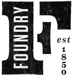 F FOUNDRY EST 1850 logo