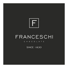 F FRANCESCHI CHOCOLATE SINCE 1830 logo