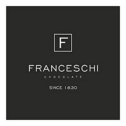 F FRANCESCHI CHOCOLATE SINCE 1830 logo
