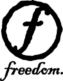 F FREEDOM. logo