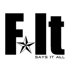 F IT SAYS IT ALL logo