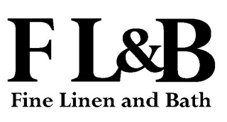 F L & B FINE LINEN AND BATH logo