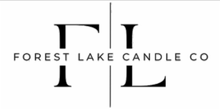 F L FOREST LAKE CANDLE CO logo