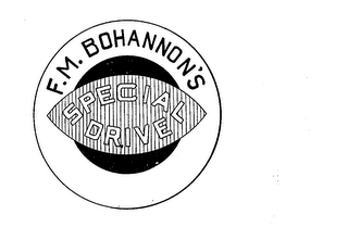 F. M. BOHANNON'S SPECIAL DRIVE logo