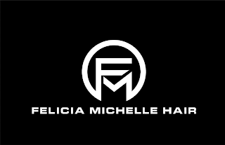 F M FELICIA MICHELLE HAIR logo