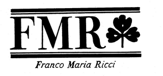 F M R  FRANCO MARIA RICCI logo