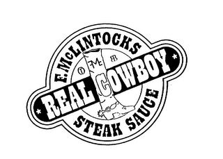 F.  MCLINTOCKS REAL COWBOY STEAK SAUCE logo