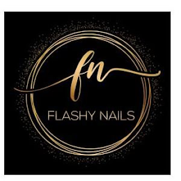 F N FLASHY NAILS logo