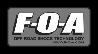 F-O-A OFF ROAD SHOCK TECHNOLOGY WWW.F-O-A.COM logo