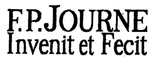 F. P. JOURNE INVENIT ET FECIT logo