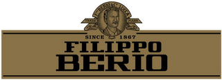 F. PO BERIO & CO. LUCCA TRADE MARK SINCE 1867 FILIPPO BERIO logo