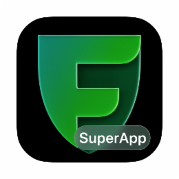 F SUPERAPP logo