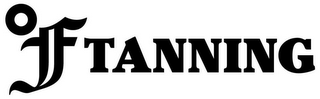 °F TANNING logo