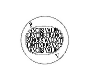 F V FRANCES VALENTINE logo