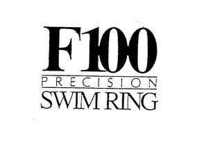 F100 PRECISION SWIM RING logo