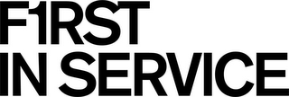 F1RST IN SERVICE logo