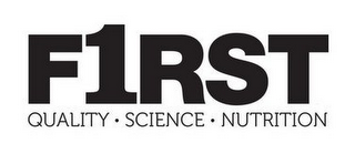 F1RST QUALITY · SCIENCE · NUTRITION logo