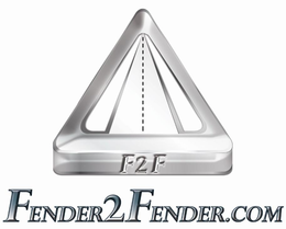 F2F FENDER2FENDER.COM logo
