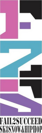 F2S FAIL 2 SUCCEED SK8 SNOW & HIP HOP logo
