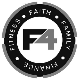 F4 FAITH · FAMILY · FINANCE · FITNESS logo