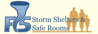 F5 STORM SHELTERS & SAFE ROOMS logo