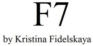 F7 BY KRISTINA FIDELSKAYA logo