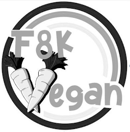 F8K VEGAN logo