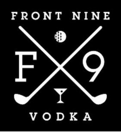 F9 FRONT NINE VODKA logo