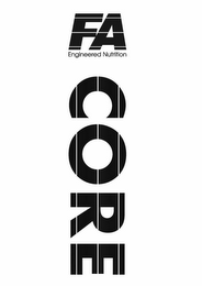 FA ENGINEERED NUTRITION CORE logo